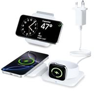 Wireless Charger for iPhone 16/15/14/13/12 Series, Charger for Apple Watch 10/9/8/ultra/7/6/5/4/3/2, for Apple Watch Charging Station