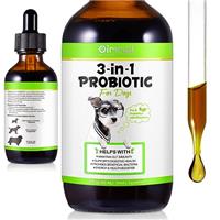 Probiotic For Dogs, 60ml Probiotic Drops For Dogs, Probiotics To Support Gut Health, Immune Enhancement, Relief Of Gastrointestinal Discomfort, Pre & Probiotics With Enzymes