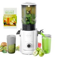 Hobsir hob Cold Press Juicer 135mm Masticating Slow Juicer with 300W Motor