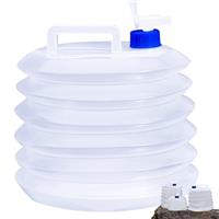 TBIBINWP Water Container, 3L/5L/10L/15L Collapsible Water Carrier with Tap, Folding Water Bucket, BPA-Free, Portable Water Tank, Perfect for Hiking Camping BBQ Picnic Outdoor Use