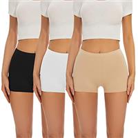 SIHOHAN Womens Boxers Underwear Cotton Ladies Boyshort Panties Safety Boxer Shorts Breathable Chub Rub Shorts Anti Chafing Panties