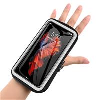 Razobws Running Phone Holder for Wristbands, Running Armband Phone Holder for iPhone 16/15/14/13/12/11 Plus Pro Max, Galaxy S20-S25, Wrist Armband for up to 6.9'' Phones with Thick Phone Cases