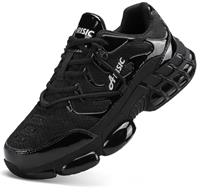 ARISIC Steel Toe Cap Trainers Mens Safety Shoes Women Indestructible Work Trainers Lightweight Cushioning Steel Toe Shoes Fashion Sneakers