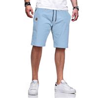 JustSun Mens Shorts Casual Shorts with Elasticated Waist
