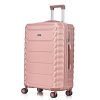 RMW Luggage Sets 3 Piece Suitcase Hard Shell PC+ABS Lightweight Durable Trolley Travel Suitcases with Spinner Wheels TSA Lock 20" 24" 28 with Telescopic Handle
