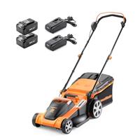 LawnMaster MX 24V 25cm Cordless Grass Trimmer and Edger - 3-in-1 Battery Powered Garden StrimmerDe