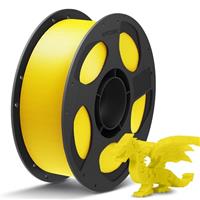 ANYCUBIC PLA+ 3D Printer Filament 1.75mm, High Toughness 3D Printing Filament, Dimensional Accuracy +/- 0.02mm,Print with Most FDM 3D Printers,RFID Sync,4 Pack 1KG Reusable Spool,Black+White+Grey+Blue