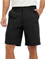 YSENTO Mens Golf Shorts Stretch Dry Fit 9" Lightweight Quick Dry Hiking Cargo Outdoor Shorts with Zipper Pockets