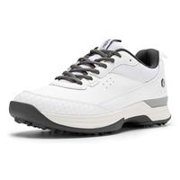 FitVille Men's Waterproof Golf Shoes Extra Wide Fit Professional Spiked Golf Shoes Non Slip Outdoor Casual Trainers