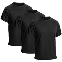 LNFINTDO 2 Pack Compression Tops for Men Short Sleeve Base L