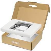 Yutrchey Laptop Shipping Box with Protection Foam for up to 17 Inches Notebook, Cardboard Laptop Box for Shipping, Secure Mailer Box
