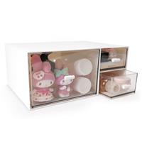 Luabue Desktop Organizer Stackable Organizer Drawers Plastic