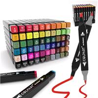 colpart Art Dual Tip Alcohol Marker Pens For Drawing