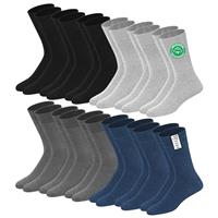 SOXCO Men's Crew Socks, Pack of 12 Pairs