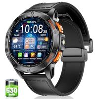LIGE Smart Watches for Men, 1.43 Inch AMOLED HD Waterproof Watch Pedometer, Bluetooth Call/GPS/Sleep/Heart Rate, Android iOS Smartwatch