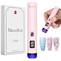 Melodysusie Handheld UV Light for Gel Nails, ART01R Cordless Gel X Nail Lamp Rechargeable