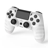 DYONDER Wireless PS4 Controllers for PS4/Pro/Slim & PC 1000mAh Battery, 6-Axis Motion Sensor, Audio Jack (White)