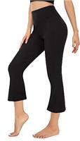 ACTINPUT Yoga Pants for Women Flared Leggings High Waisted Bootcut Black Trousers Women's Workout Bootleg Stretchy Leggings