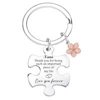 Nimteve Grandad Keyring from Granddaughter Grandson Grandad