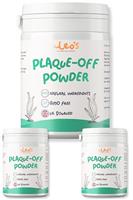 Leo's Plaque Off Powder for Dogs & Cats | Pet Teeth Cleaning Care & Breath Freshener Dental Products | 100% Natural | No More Dog Toothbrush or Dog Toothpaste | Plaque Remover for Dogs & Cats