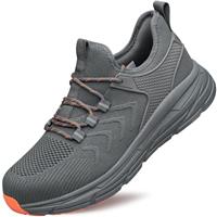Safety Trainers Mens Steel Toe Cap Trainers Oil & Slip Resistant Puncture Proof Waterproof Work Shoes Industrial & Construction Safety Footware