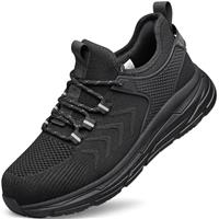 Safety Trainers Mens Steel Toe Cap Trainers Oil & Slip Resistant Puncture Proof Waterproof Work Shoes Industrial & Construction Safety Footware