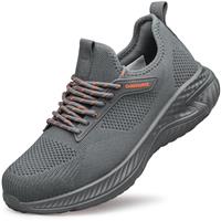 Safety Trainers Mens Steel Toe Cap Trainers Oil & Slip Resistant Puncture Proof Waterproof Work Shoes Industrial & Construction Safety Footware