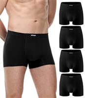 wirarpa Mens Underwear Trunks Soft Cotton Boxer Shorts Comfortable Boxer Briefs No Fly Underpants for Men 4 Pack