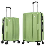 FLYMAX 4 Wheel Lightweight Suitcases Hardshell Travel Suitcase Large Medium Cabin Luggage