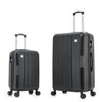 FLYMAX 4 Wheel Lightweight Suitcases Hardshell Travel Suitcase Large Medium Cabin Luggage