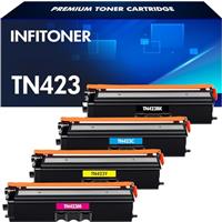 220A 220X Toner With Chip for HP 220A Toner Set Compatibel Color Laserjet Pro MFP 4302dw 4302fdw 4202dw 4202dn 4302fdn Black Cyan Yellow Magenta, W2200A W2201A W2202A W2203A, 4PK