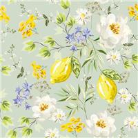CHDITB Flower Wallpaper,Floral Wall Stickers Self Adhesive,Green Wallpaper Bedroom(44x300cm) Light Green Botanical Wall Paper,Plants Flower Leaf Stickers for Cabinets Countertops Covering