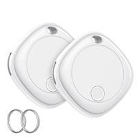 Air Tag Tracker Bluetooth Item Finder - 4 Pack,Key Finder Locator Compatible with Apple Find My (iOS Only), IP67 Waterproof, Replaceable Battery,Tracking Tag for Keys, Suitcase, Bag, Wallet