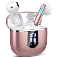 Wireless Earbuds, Bluetooth 5.4 Headphones in Ear with 4 ENC Noise Cancelling Mic, 40H Wireless Earphones with HiFi Stereo Deep Bass Playtime