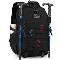 RAINSMORE Military Tactical Backpack Large Hiking Camping Rucksack 40L Water Resistant Molle Hunting Trekking Rucksack