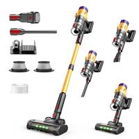 Nctoberows Cordless Vacuum Cleaner, 550W 45KPA Stick Vacuum with Touch Screen, Up to 50 Mins Runtime, Self-Standing Vacuum, Lightweight Vacuums for Hardwood Floor Carpet Car Pet Hair