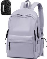 FIORETTO Backpack Womens School Bag Girls Boys with Rain Cover, Fits 15.6" Laptop, Ideal for School Commuting Travel