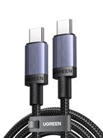UGREEN USB-C to USB C Charger Cable 100W Fast Charging Type C to C Cable Compatible with MacBook Pro M4, iPad Pro 2024, iPhone 16 Pro Max, Galaxy S25 Ultra, Dell XPS, Surface Pro 9, Pixel 9