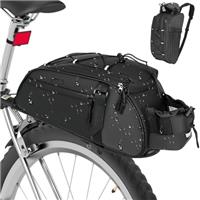 Aceshop Bike Rear Rack Bag, 8L Waterproof Bicycle Trunk Bag