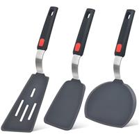 AVEKI Kitchen Utensils Set with Holder, 8 Piece Silicone Hea