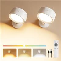 FULEN Wall Lights with 8000mAh Rechargeable Battery Operated