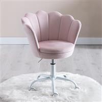 Ya-Home Velvet Children Desk Chair Swivel Kids Chair Modern Computer Chair with Adjustable Height, Children Study Office Chair for Girls Boys