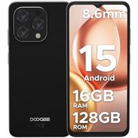 DOOGEE N55 Mobile Phones, Android 15 Smartphone 2025, 16GB+128GB/2TB, 6.56" HD+ 90Hz Display&5150mAh, T7200 Octa Core&13MP+8MP, 4G Dual SIM Free Unlocked Phones, Widevine L1, Face ID/5G WiFi/OTG/GPS