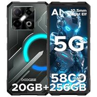 DOOGEE Blade GT Play (2025) Rugged Smartphone 5G, LED Light Effect, Dimensity D7025, 20GB+256GB/2TB Rugged Phone, 6.72FHD+ 120Hz, 50MP, Ultra-thin Android Phone, Side Fingerprint, Face ID, OTG/NFC