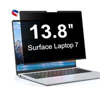 Magnetic Privacy Screen Protector for MacBook Air 13.6 Inch (2022-2025, M2, M3, M4)&MacBook Air 13 (2018-2021, M1), 360 Removable Matte Anti Glare Blue Light Protector Private Filter
