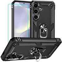 for Samsung S24 Case with Screen Protector: Military Grade P