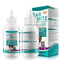 Dog Ear Care, Ear Cleaner for Dog Yeast Infection, Dog Ear Cleaner Solution for Itching, Odours, Wax Remover, Antiseptic Ear Drops for Dogs Cats, Dog Ear Cleaner Antibacterial, 50ml