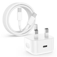 iPhone 15 Charger Apple MFi Certified 20W PD USB C Wall Charger Block Plug Power Adapter with USB C to Type C Cable Fast Charging for iPhone 15/15 Pro/15 Pro Max/15 Plus/iPad Pro