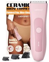 Manscape Pubic & Body Hair Trimmer for Men, Electric Ball Trimmer Body shavers for Men, Hypoallergenic Ceramic Blade Heads, Waterproof Wet/Dry Groin & Pubic Shaver Groomer, 20 Times Usage