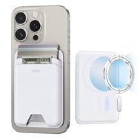 ESR for MagSafe Wallet, 5-Card Holder, Magnetic Wallet for iPhone, 3,200 g Magnetic Strength, Vegan Leather, Slim Wallet for iPhone 16/15/14/13/12 Series, Not for 13/12 Mini, Light Pink
